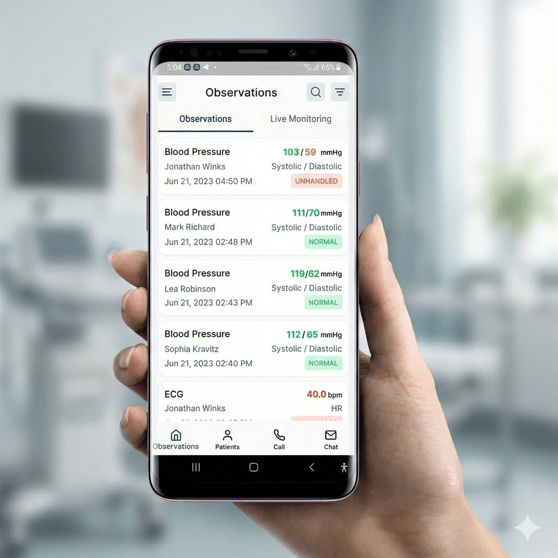 Personalized Digital Care Plan