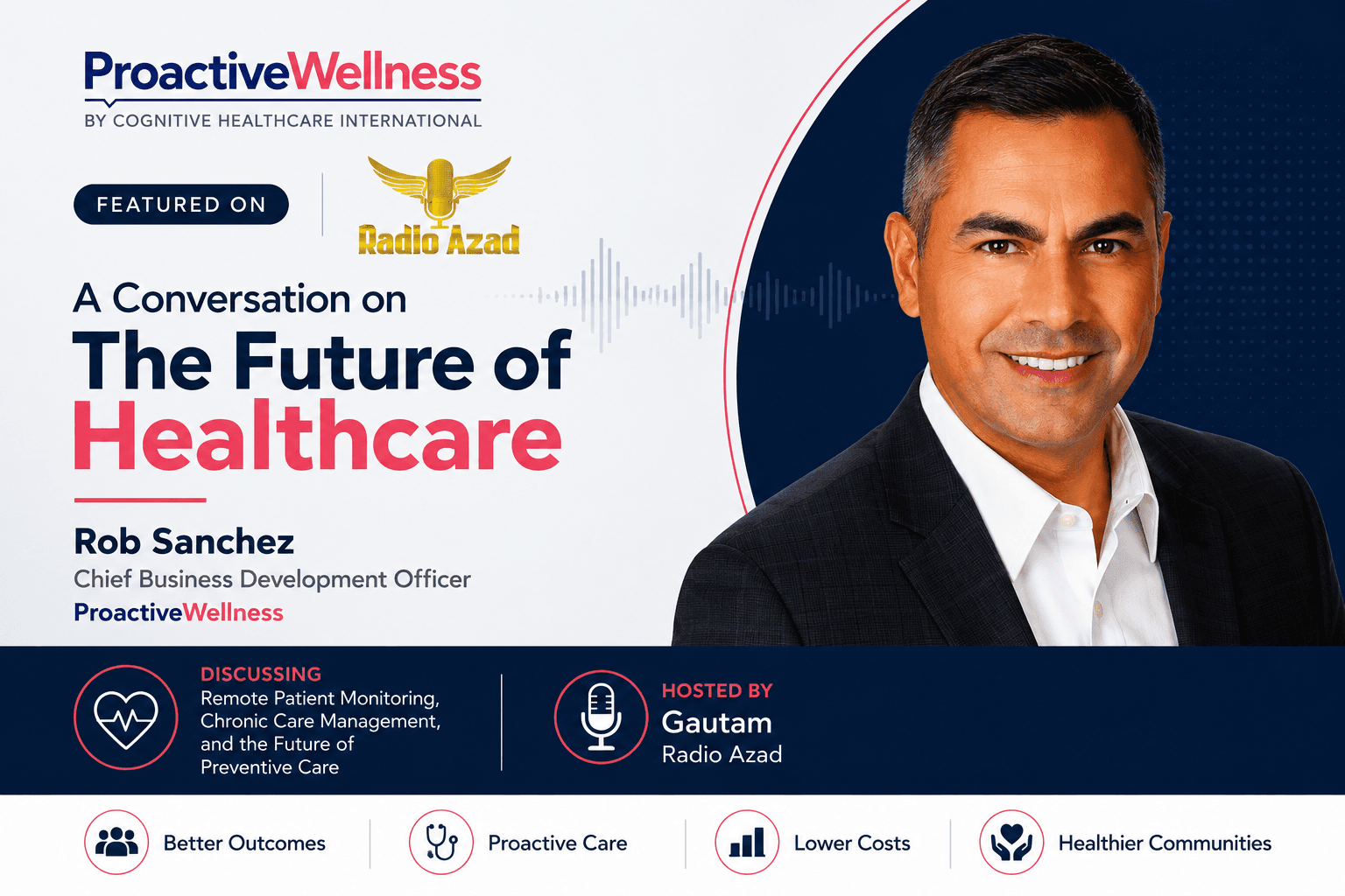Radio Azad interview with Rob Sanchez of ProactiveWellness Care
