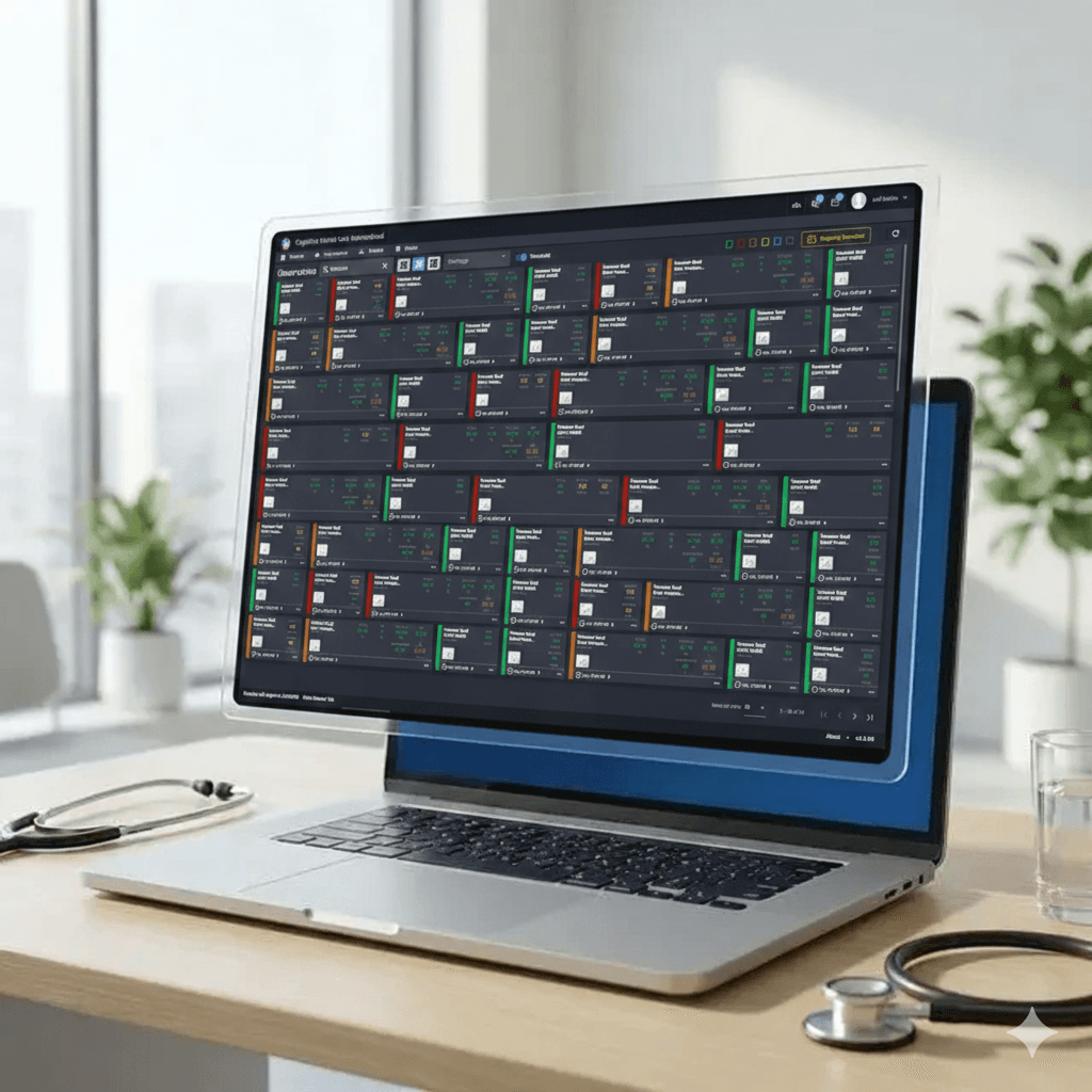 Clinical Monitoring Software Dashboard