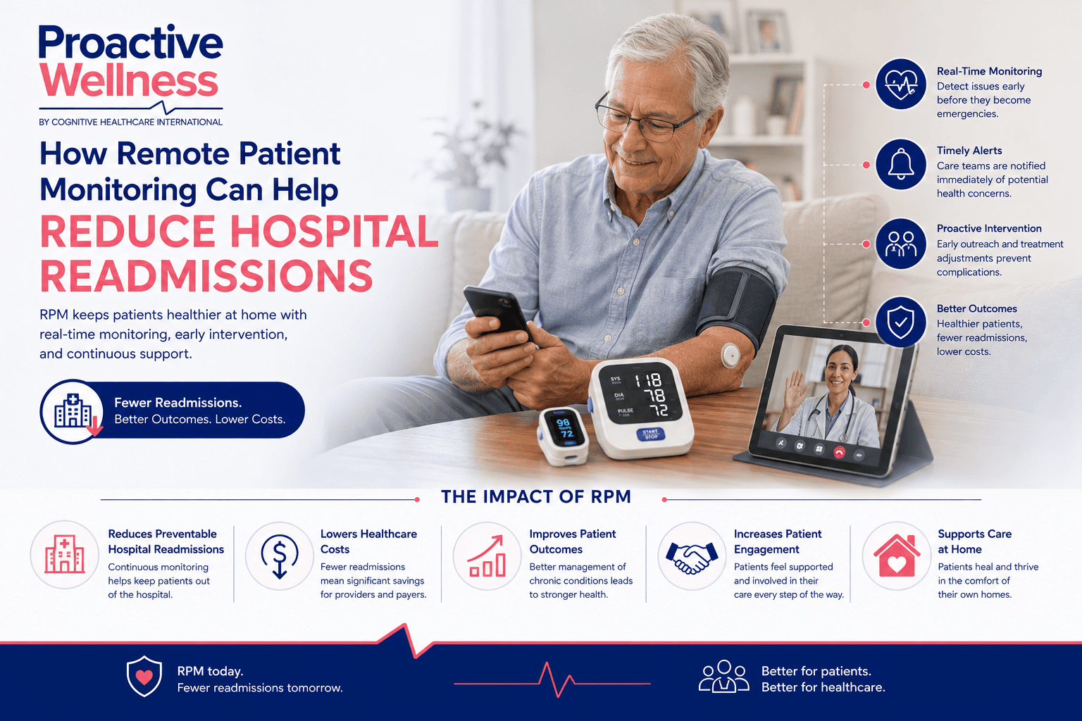 Reducing hospital readmissions through remote patient monitoring